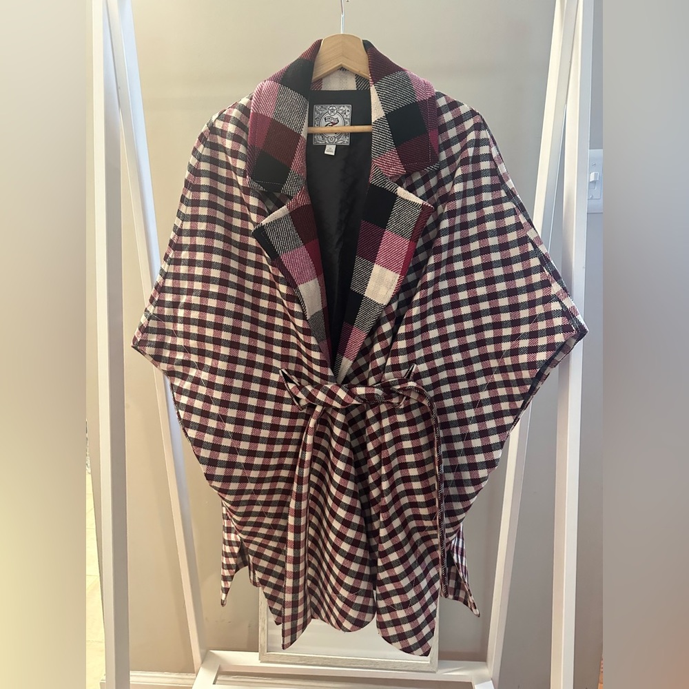 Tommy X Zendaya Patchwork Cape Coat OS
